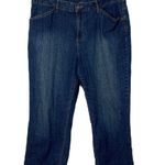 st. john's bay Plus Stretch Fabric Womens Mid Rise Straight Leg Jean 14 Photo 1