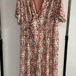 Hutch  Floral Print Stretchy Jumpsuit Size 1X Photo 0