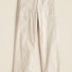 J.Crew New Camp-pocket wide-leg pant Off White Size 26 / 27 Photo 1