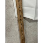 ZARA White High Waisted Dress Pants Trousers Size Medium Straight Leg Career Photo 5