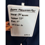 Maeve  The Colette Cropped Wide Leg Pants: Brushed Knit Edition Blue Sz 16 Photo 6