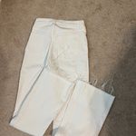 Old Navy Higher High-Waisted Cropped White-Wash Cut-Off Flare Jeans TALL* Photo 2