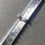 Vintage 14k HGE Gold Solitaire Diamond Ring Classic Engagement Style Size 7 Silver Photo 7