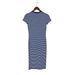 Ralph Lauren Polo Striped Short Sleeve T Shirt Dress In Keel Blue White Photo 10
