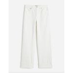 Madewell Low Slung Baggy Jeans Pure White Rigid Wide Leg Relaxed US 26 NWT Photo 5