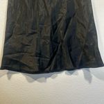Babaton Aritzia  New Slip Denude Black Satin skirt 6 Photo 1