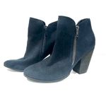 Carlos Santana  Navy Blue Hacey Heeled Booties Boots Photo 1