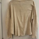 Urban Outfitters  Beige Waffle Knit Henley Photo 5
