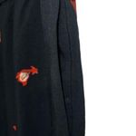 Anthropologie  ETT TWA Blake  Black Floral Pull On Wide Leg Crop Pants EUC Size S Photo 3