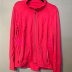 Tangerine Hot Pink Athletic workout Long sleeve Zip up XL Photo 0