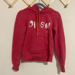 Diesel Vintage  Hot Pink Logo Hoodie size Small Photo 0