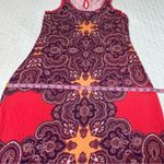 a.n.a Maxi Slip Dress Women’s M Sleeveless Paisley Strech Photo 5