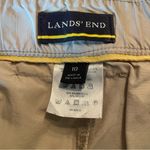 Lands End Women's khaki Cargo Skort size 10 Tan Photo 6