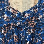 Free People  Linen Blend Pattern Play Mini Dress Photo 2