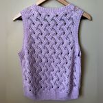 J.Crew 100% cashmere pointelle sweater shell Photo 5