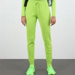 Ivy Park NEW Adidas Lime Knit Joggers Neon Green Ribbed Track Pants Sz Medium Photo 11