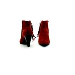 Glam Girl Fashion Black Ankle Boots with Fringe Size 9 Photo 5