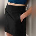 Athleta Brooklyn Skort Size 18 Activewear Stretch Black Photo 1
