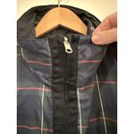 Golfino Women's Quilted Vest Back Plaid Black Size US 12 Preppy Athleisure Golf Photo 3