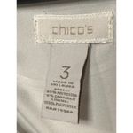Chico's  Ladies Short Sleeve White Black Business Office Wear Career Dress SZ 3 Photo 6
