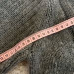 American Eagle Vintage grey  outfitters fur lined cable knit hoodie Photo 2