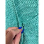 Anthropologie HWR 100% Cashmere Bow Cardigan Sweater Mint Green M Soft Luxury Feminine Preppy Photo 6