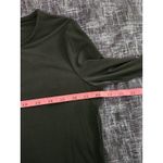 Michael Kors  Black Blouse Sz S Gold Tone Logo Hardware NWT Keyhole Neck Photo 8