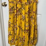Boho Yellow off the shoulder maxi floral dress Size XS Photo 4