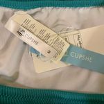 Cupshe  Teal New High Waist Bandeau Bikini Photo 11