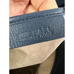 Michael Kors  Navy Leather Chain Shoulder Tote Bag Gold Hardware Classic Everyday Photo 11