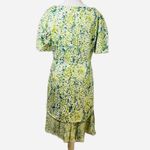 Max Mara Intend Pianoforte di  Green Floral Dress - Italian Made, Sz 8 Photo 3