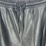 Scoop faux leather Black joggers pull on L casual fall winter active neutral Size L Photo 9