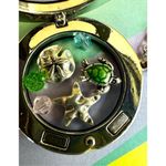 Ocean Floating Charm Locket necklace Gray Photo 5