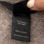 Ali Miles Women's Tan Textured Linen Blend Tunic Top w/ Metallic Shimmer Large Brown Photo 6