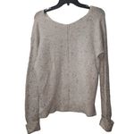 For Thee Waffle Knit Pullover‎ Sweater Long Sleeve Casual Comfy Size S Tan Photo 1