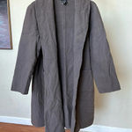 Eileen Fisher  Wool‎ Cashmere blend open coat cardigan size L petite Photo 0