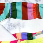 Salt + Cove New Cabana Stripes Shirred Tab Side Hipster Bikini Bottom Size Large Photo 5