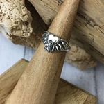 Sterling Silver Elephant Head Toe Ring Midi Ring Pinky Ring Boho Ring Silver Photo 4