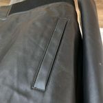 And Now This faux leather bomber jacket pockets EUC Black Size undefined Photo 2