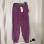Suzie Kondi Womens Velour High Rise Pocket Pants Sweatpants Lavender Size Small Purple Photo 1