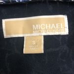 Michael Kors Womens Cold Shoulder Tie Belt Shift Dress Blue Photo 9