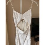 Alice + Olivia NEW NWT Valli Cutout Sequin Cami Dress Maxi White size 2 Photo 7