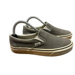 Vans  Classic Slip-On‎ Charcoal Gray Unisex Canvas Sneakers Men's 6.5/Women's 8.0 Photo 1