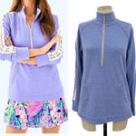 Lilly Pulitzer  Skipper‎ Popover Periwinkle Heather Size Small Photo 1