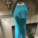 St. John  Knits turquoise teal blue knit dress classic vintage Flawless Condition Photo 8