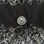 NWT Ali Miles Women’s Eclectic Scribble Ombré Jacket Printed Blazer Size Medium Black Photo 3