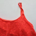 Mossimo Orange Eyelet Swim Sports Bra Beach Bralette Bikini Top L Large Photo 3