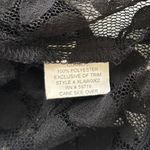 Ny Collection  Sheer Black Lace Shirt Size Medium Photo 8