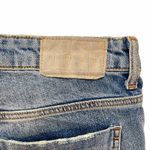 ZARA  Basic Z1975 Denim Straight Pearl Distressed Embellished Jeans 2 Photo 12