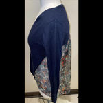 Anthropologie  Yellow Bird Cardigan Blouse Womens Long Sleeve Size L Asymmetrical Photo 3